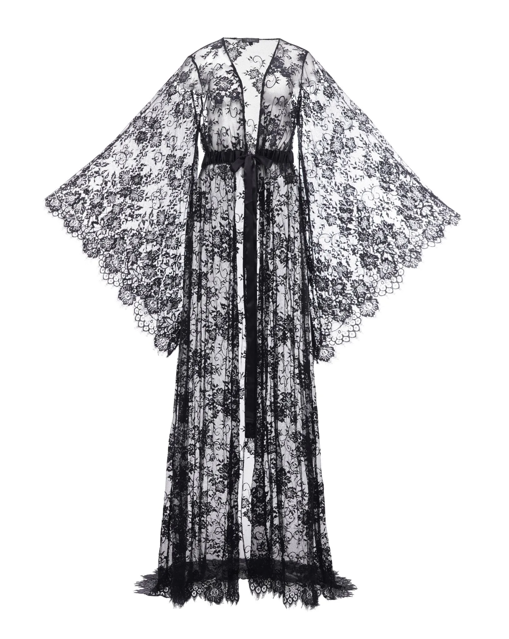 Lumina Long Lace Sheer Robe