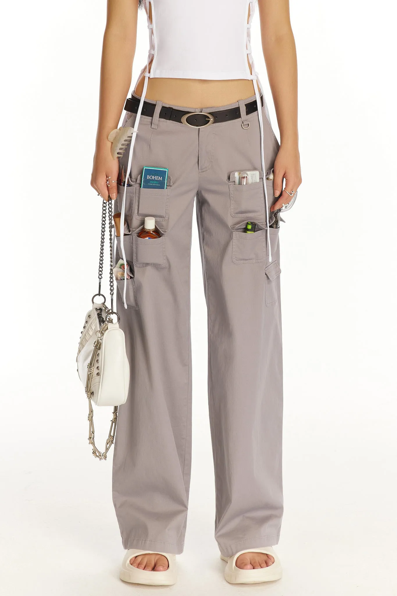 Mateo Cargo Pants - Cloud