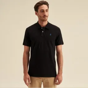 Mens Carter Custom Fit SS Pique Golfer - Black