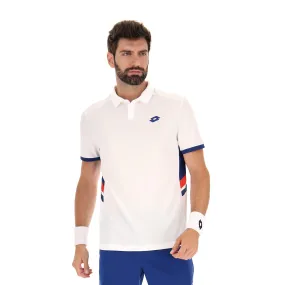 Men's White Squadra III Polo