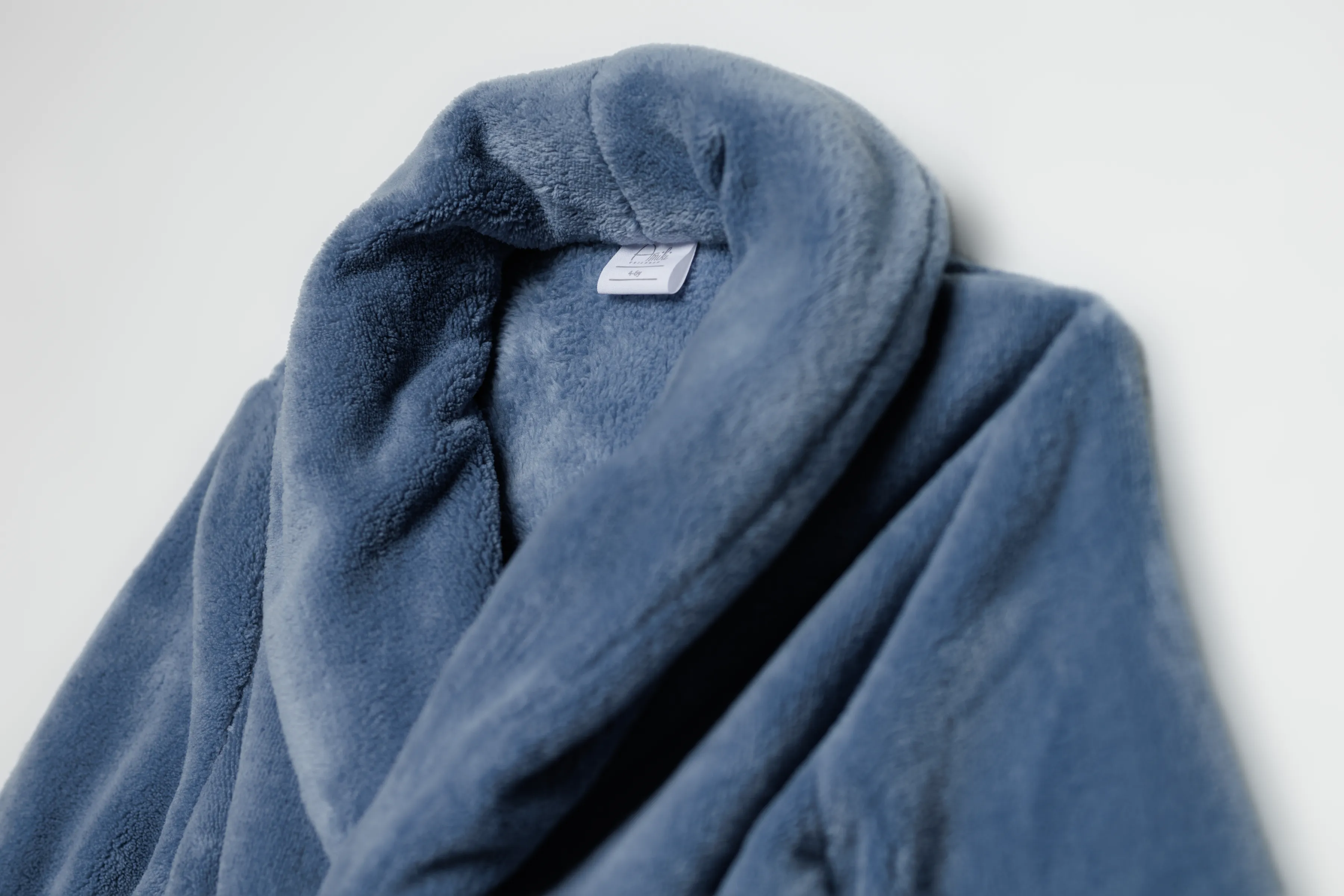 NATHAN - BOYS' BATHROBE IN MUTED BLUE