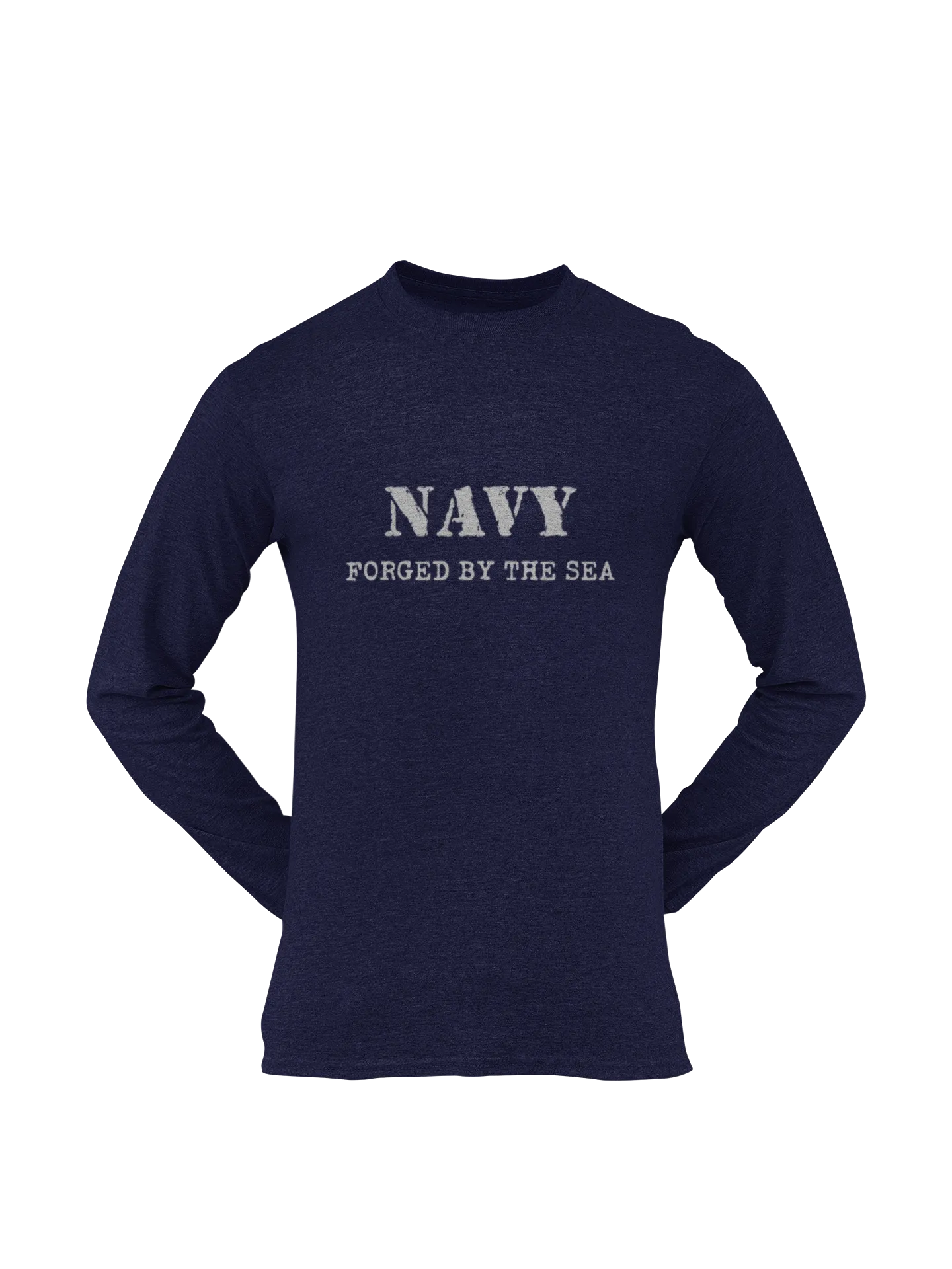 Navy T-shirt - Navy, Forged By The Sea (Men)