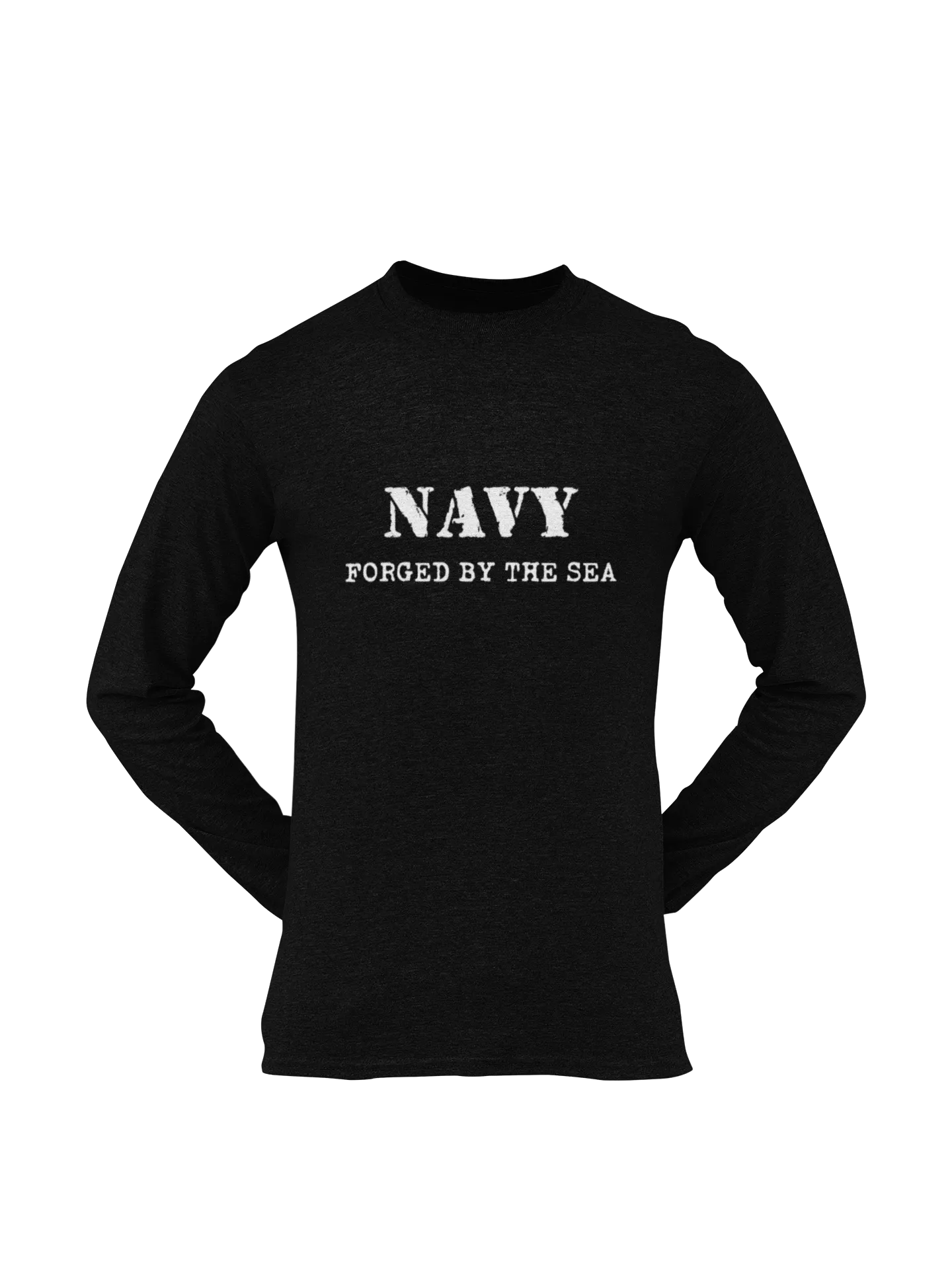 Navy T-shirt - Navy, Forged By The Sea (Men)