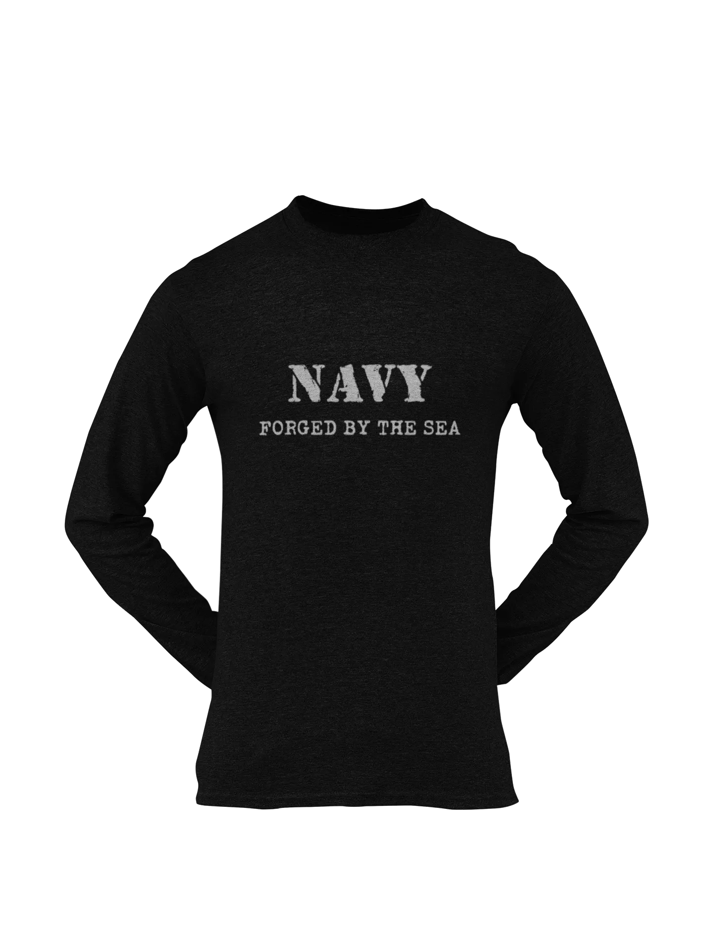 Navy T-shirt - Navy, Forged By The Sea (Men)