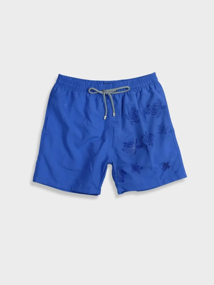 One Sides Vintage Turtle Swimshorts