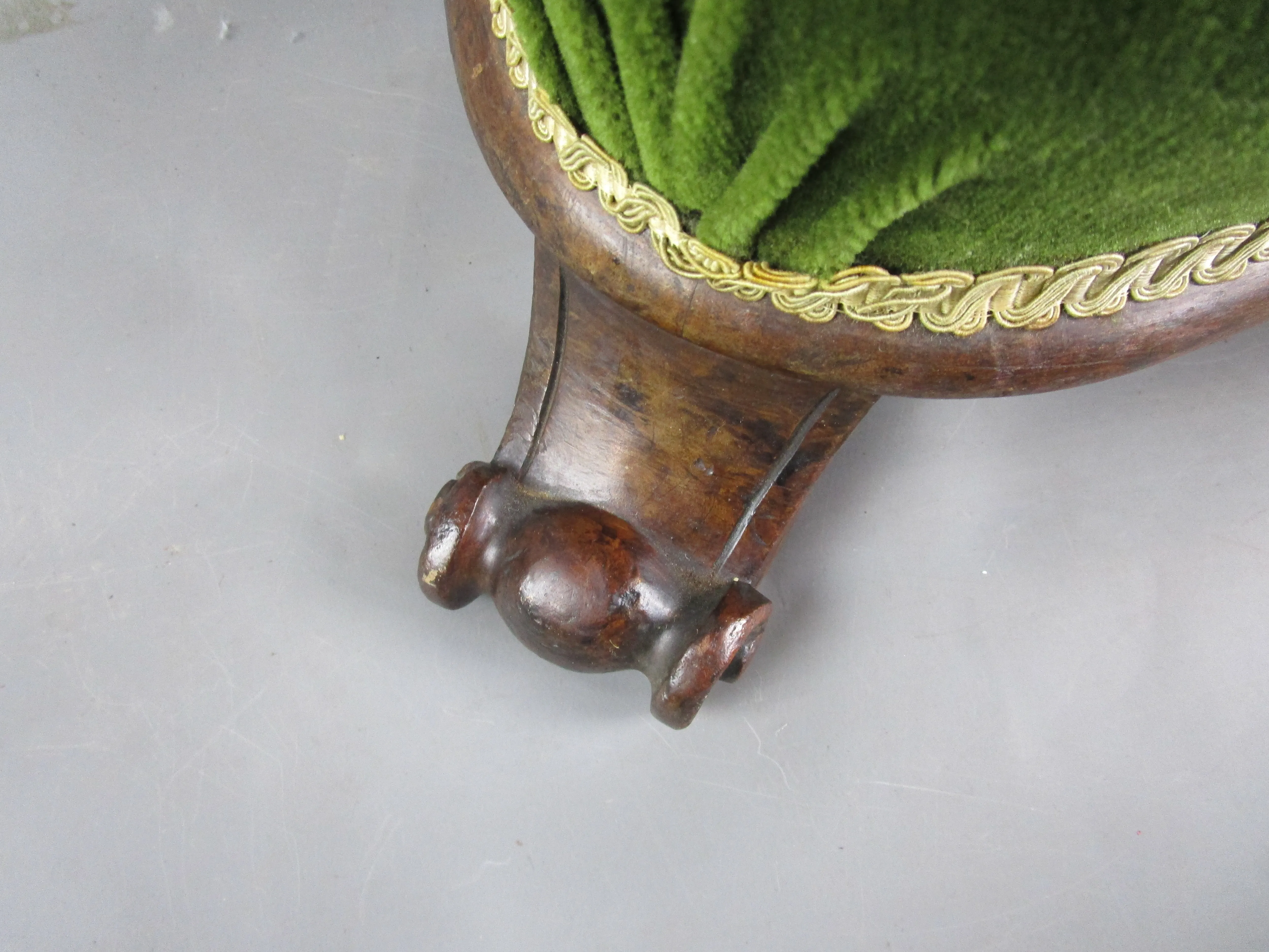 Pair Of Foot Stools Late Regency Period Antique c1840