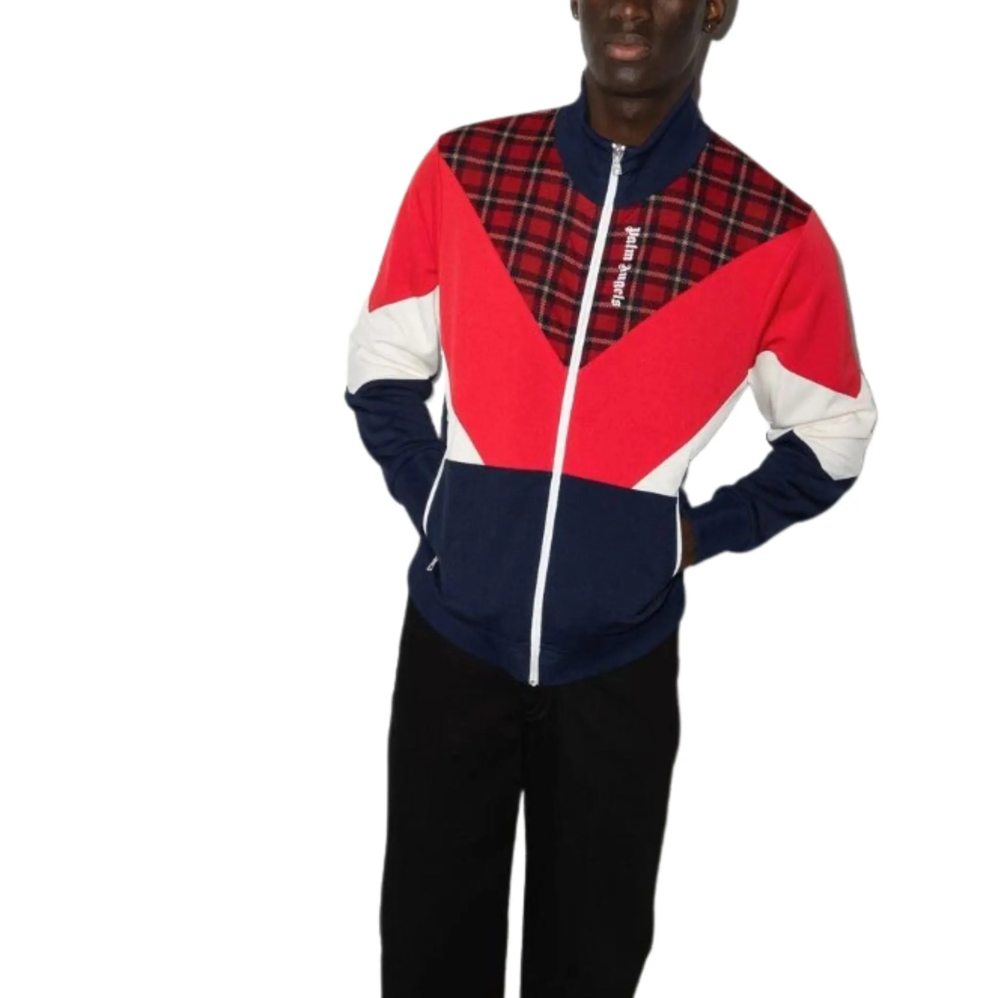 PALM ANGELS - Colour Block Panelled Track Jacket