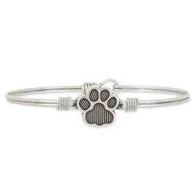 Pawprint Bangle Bracelet