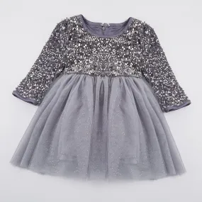 SILVER SPARKLE TUTU DRESS