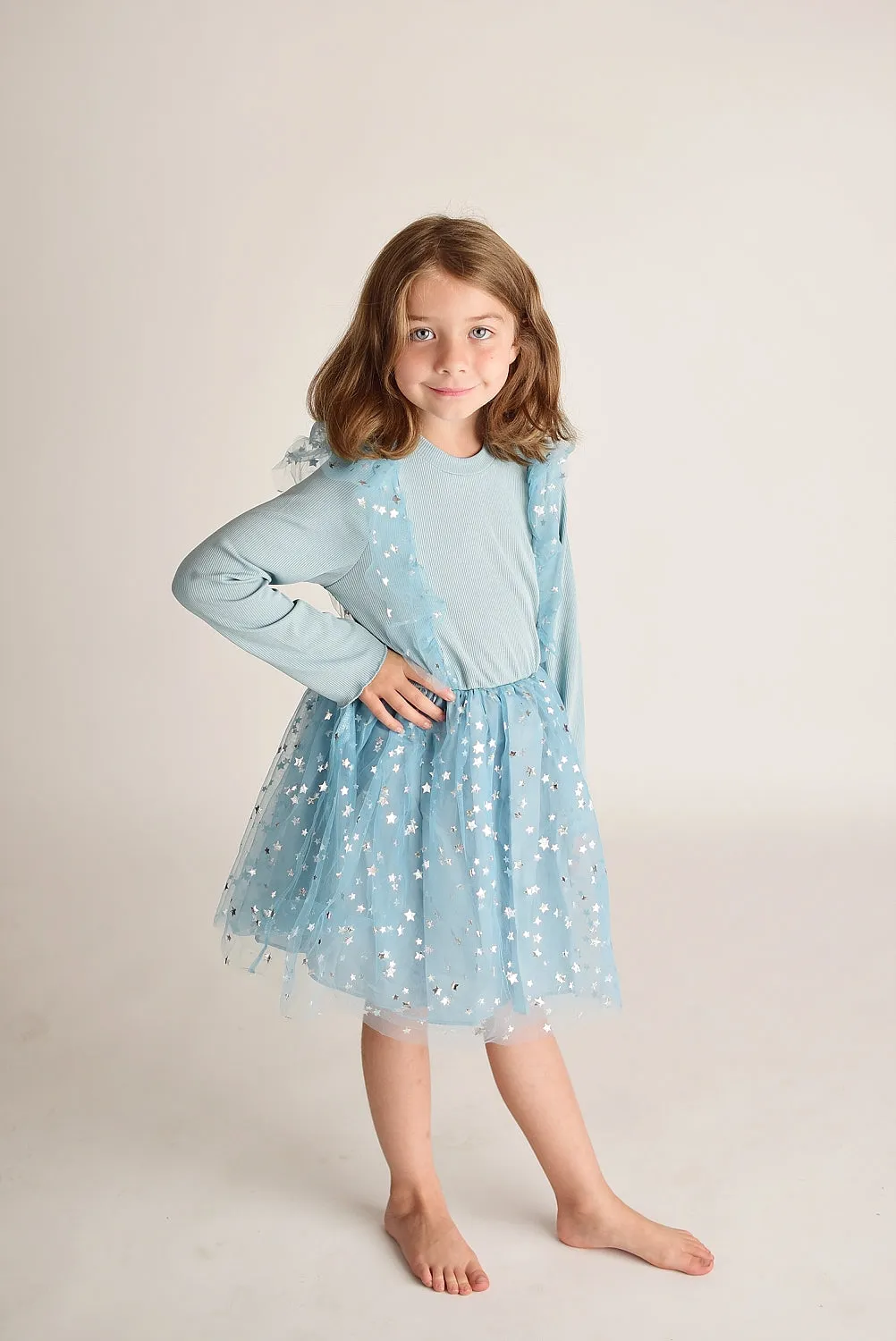 SNOWY BLUE STAR TUTU DRESS (Copy)