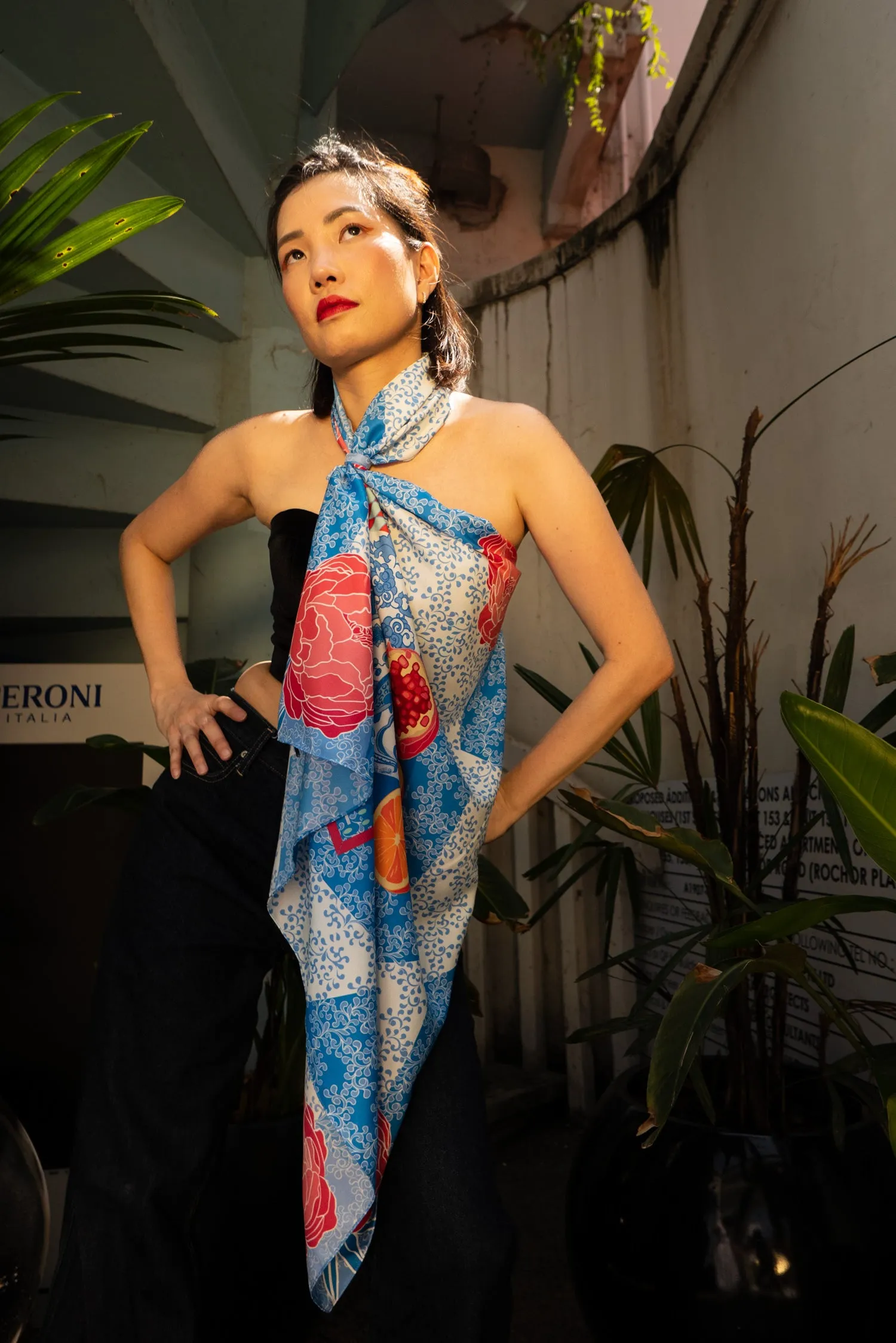 Straits Chinoiserie Re-Thread Scarf