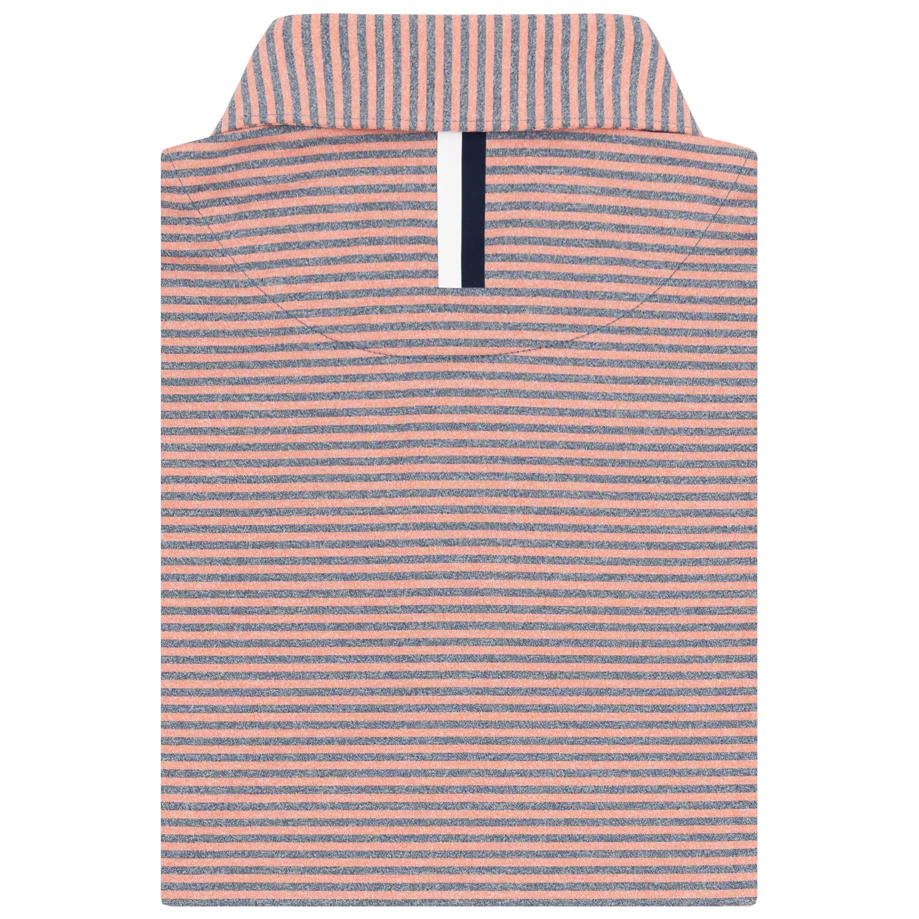 The Barts Heather Stripe | Performance Polo | The Barts Heather Stripe - Canyon/Slate Blue