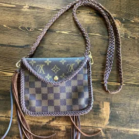 The Falcon - Damier/Monogram Mix Vintage Wristlet/Crossbody/Clutch