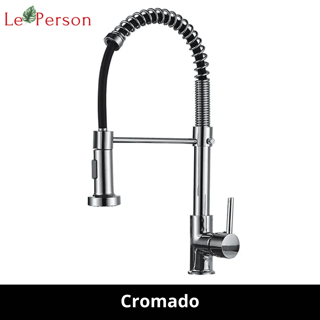 Torneira Gourmet Cozinha Monocomando Luxo Inox