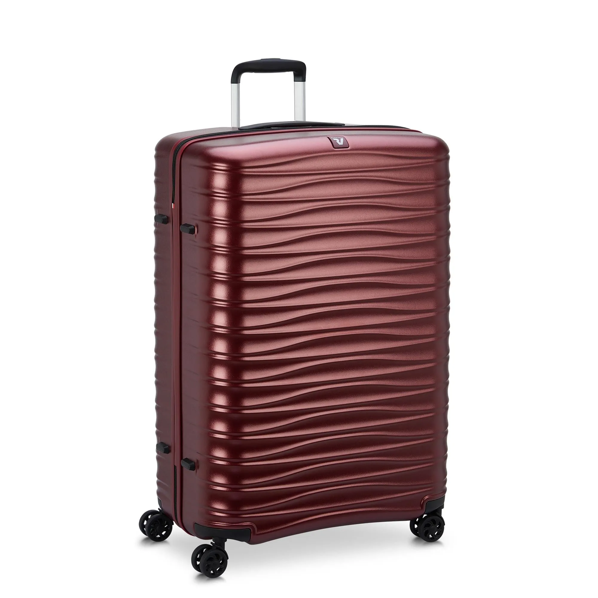 Trolley Grande 75 Cm RONCATO Wave Rosso Rigido 4 Ruote