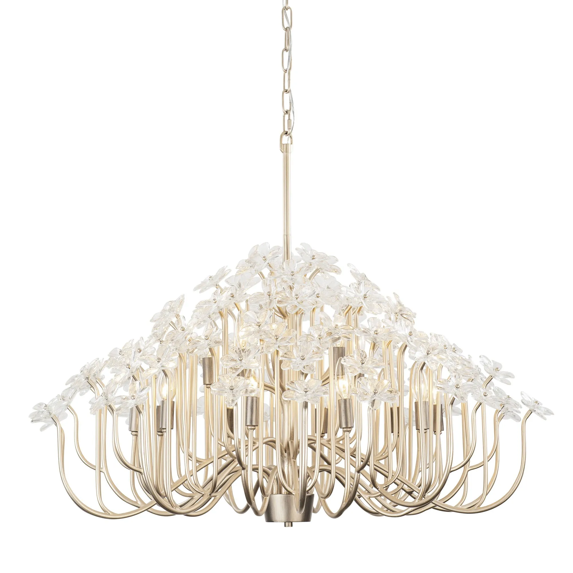 Wildflower 378C15GDAR 15-Light Chandelier - Gold Dust/Artifact