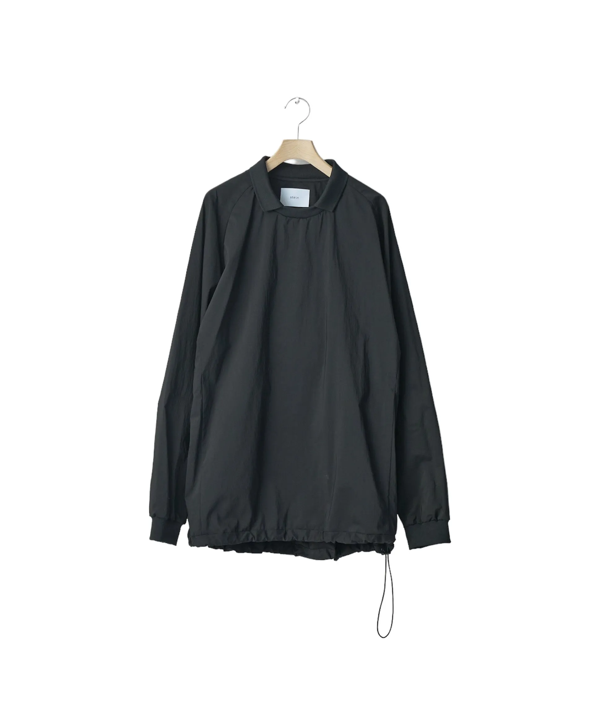 WINDPROOF NYLON COLLARED UNIFORM "BLACK"